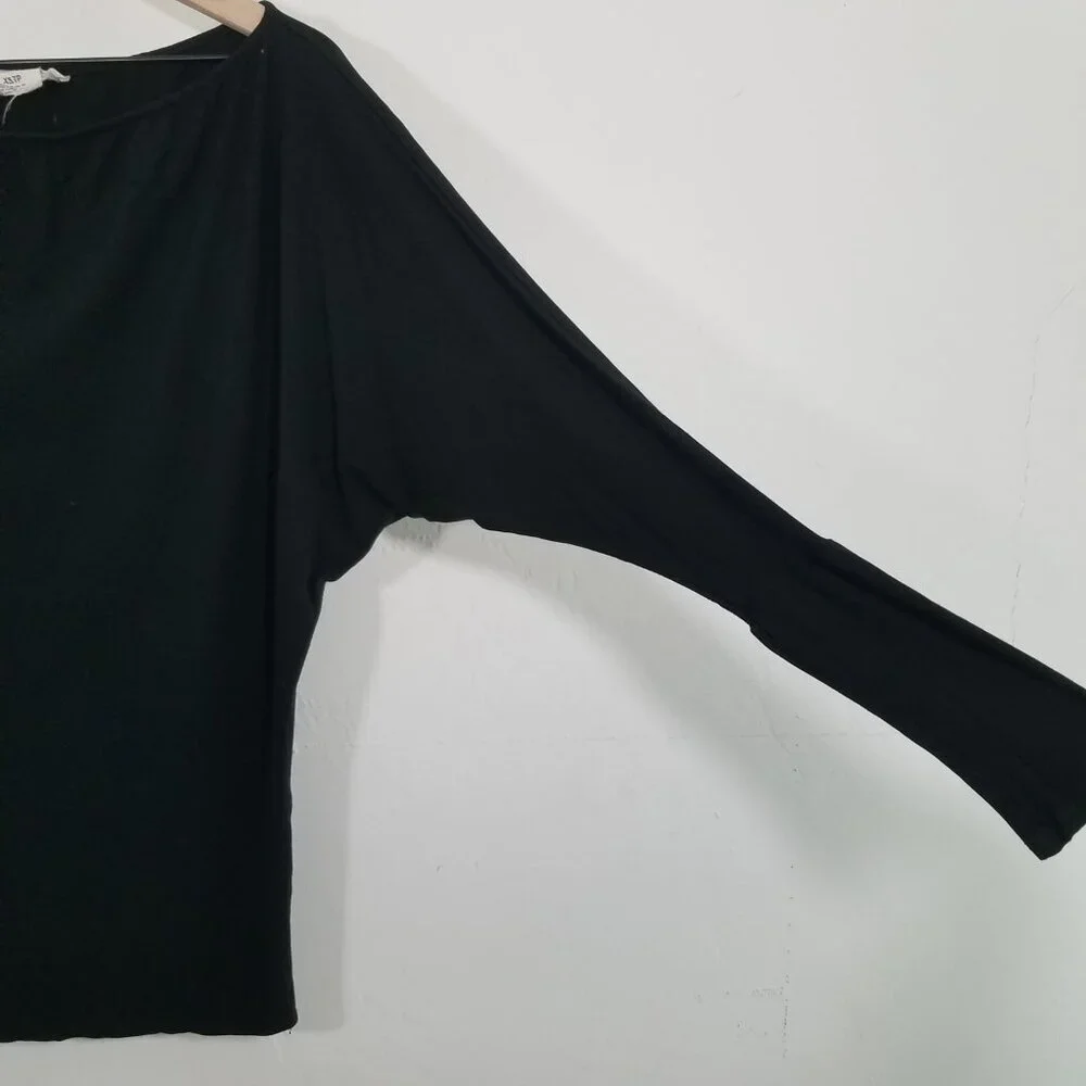 Free People Brach Long Sleeve Stretchy Top Size XS